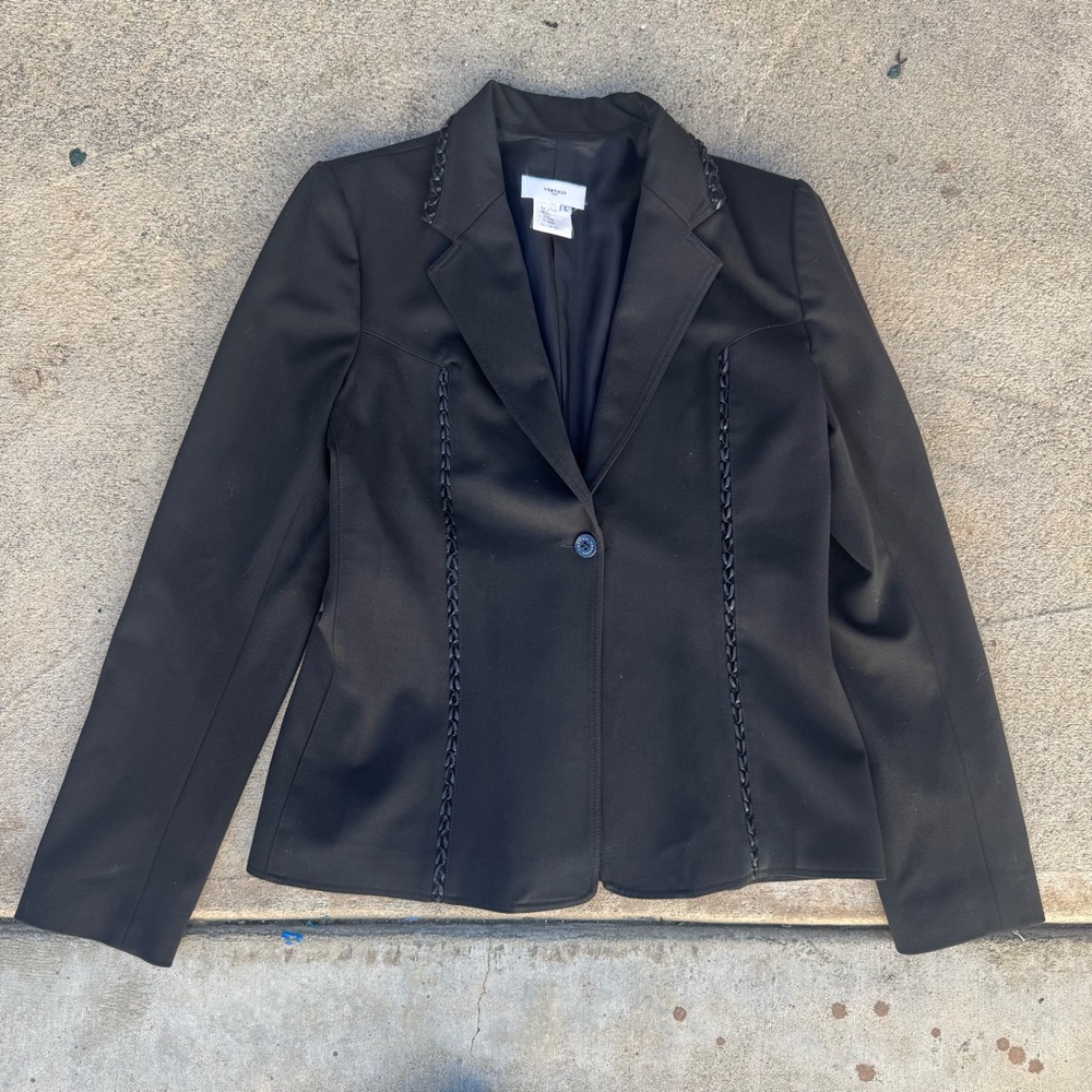 Vertigo Black Blazer Size Large